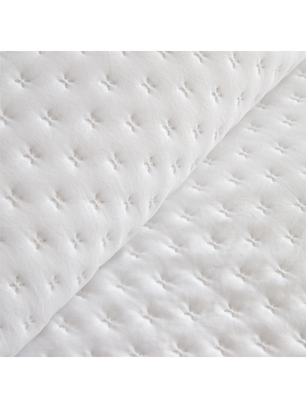 Bedspreado Yıkanmış Mikro Beyaz Yatak Örtüsü Çift Kişilik 200x220-5