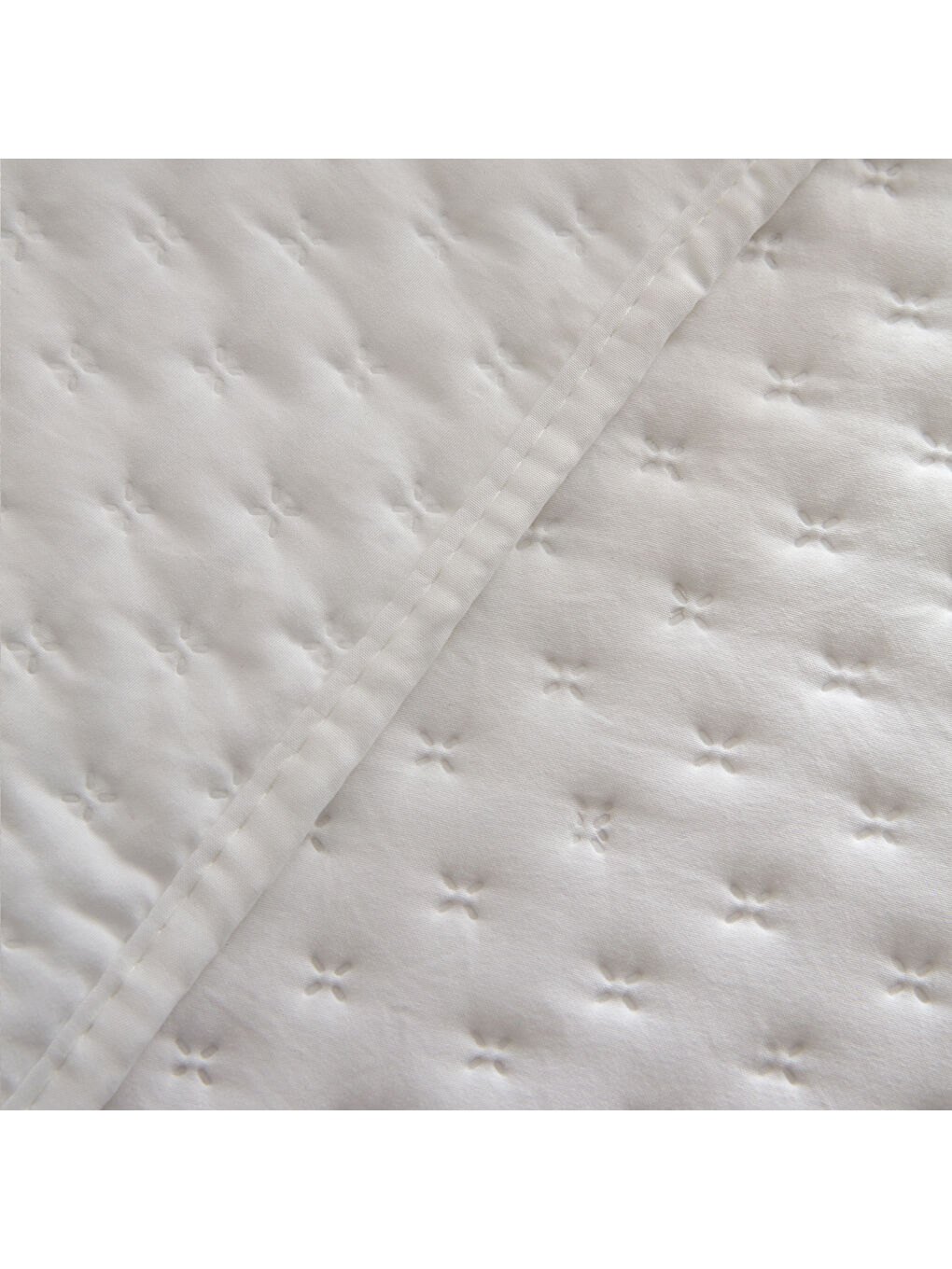 Bedspreado Yıkanmış Mikro Beyaz Yatak Örtüsü Çift Kişilik 200x220-6