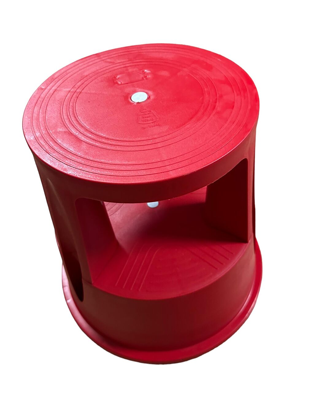 Basamaklı Kaymaz Tabure Kırmızı-5