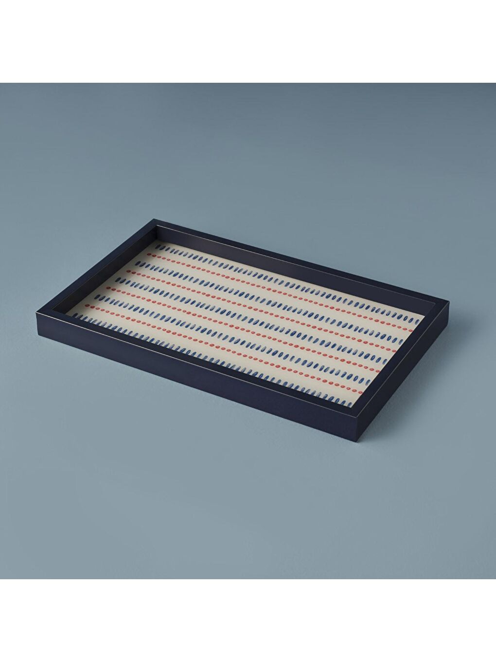 Bella Maison Marine Cam Tepsi Mavi (22x37 cm)