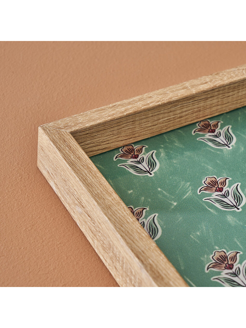 Karışık Indian Cam Tepsi Yeşil (22x37 cm)-2