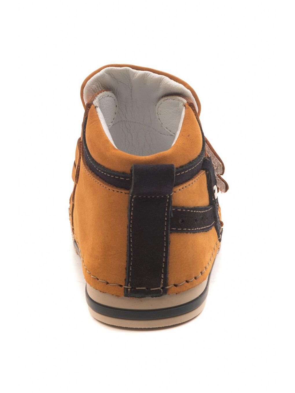 Erkek Çocuk Sarı Deri Ortopedik Destekli İlk Adım Bot-3