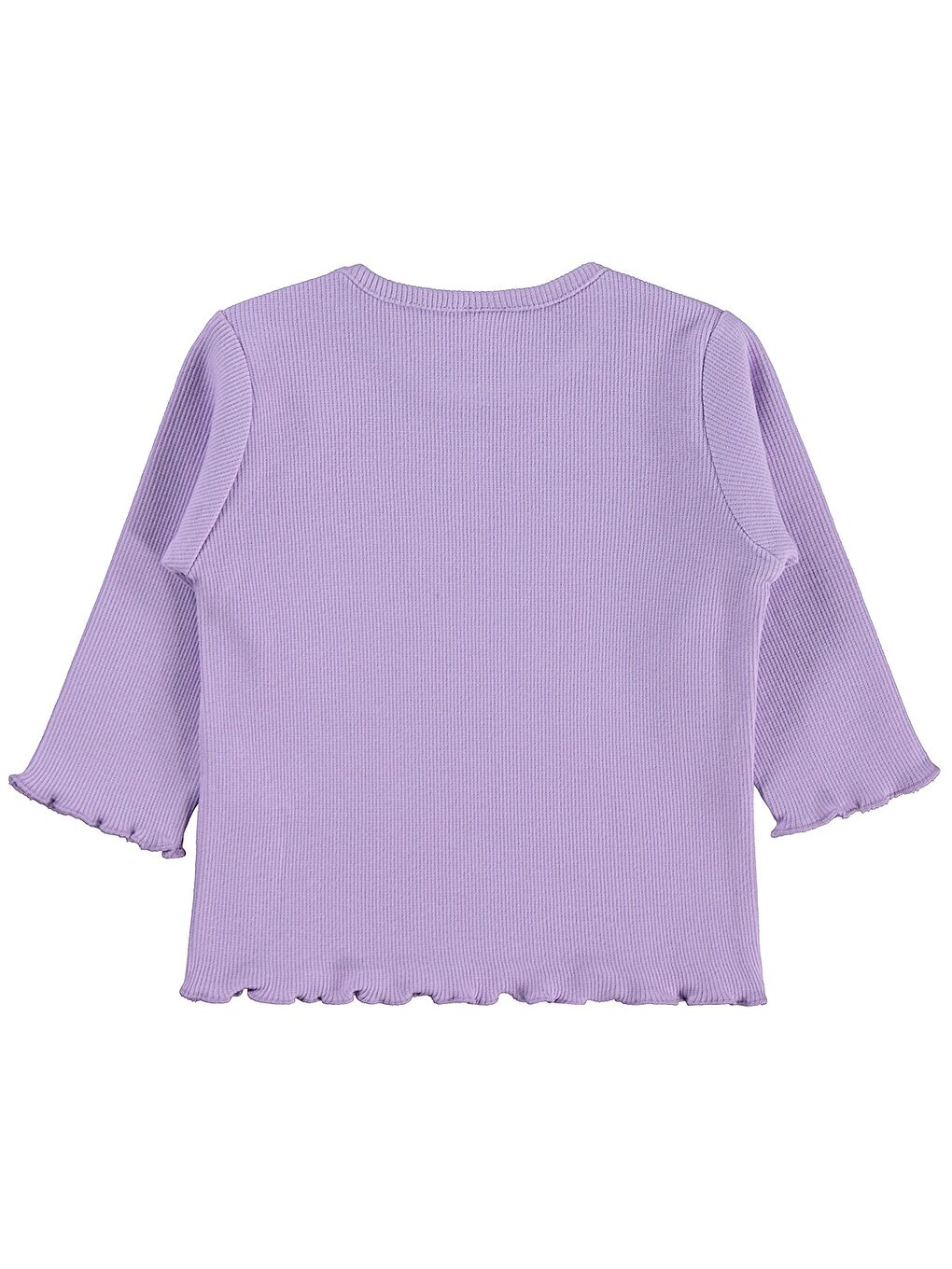 Baby Kol Ucu Detaylı 6-18 Ay Sweatshirt - Lila-1