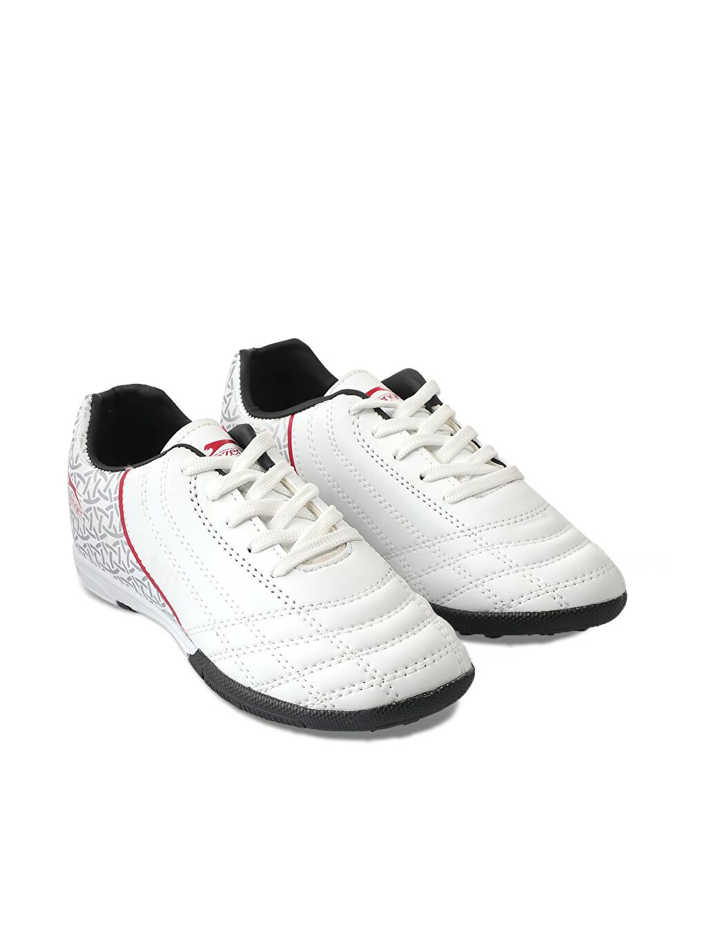 HINO HS Futbol Erkek Çocuk Halı Saha Ayakkabı Beyaz / Siyah-1