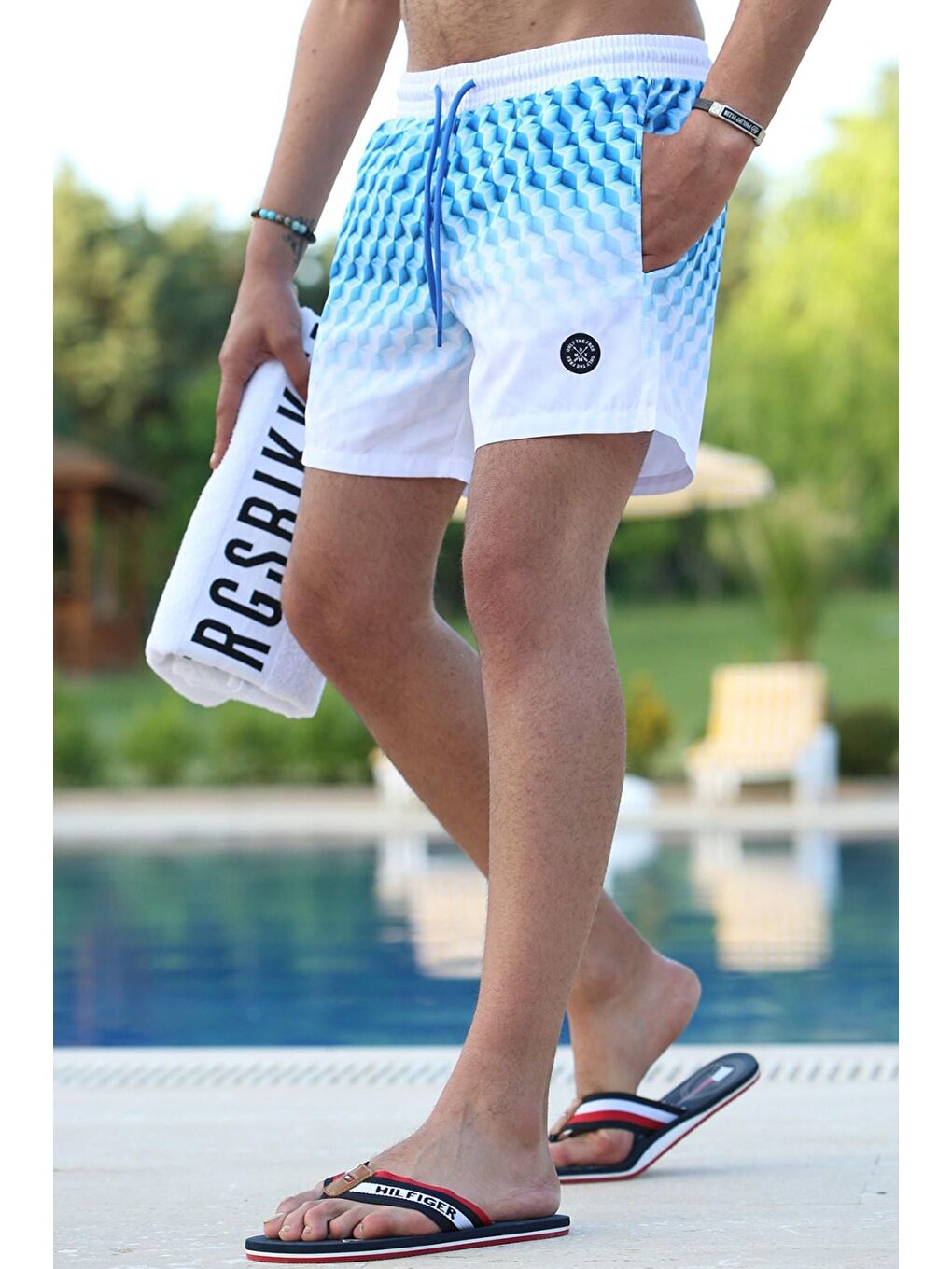 Mavi Basic Cepli Deniz Şortu 5778