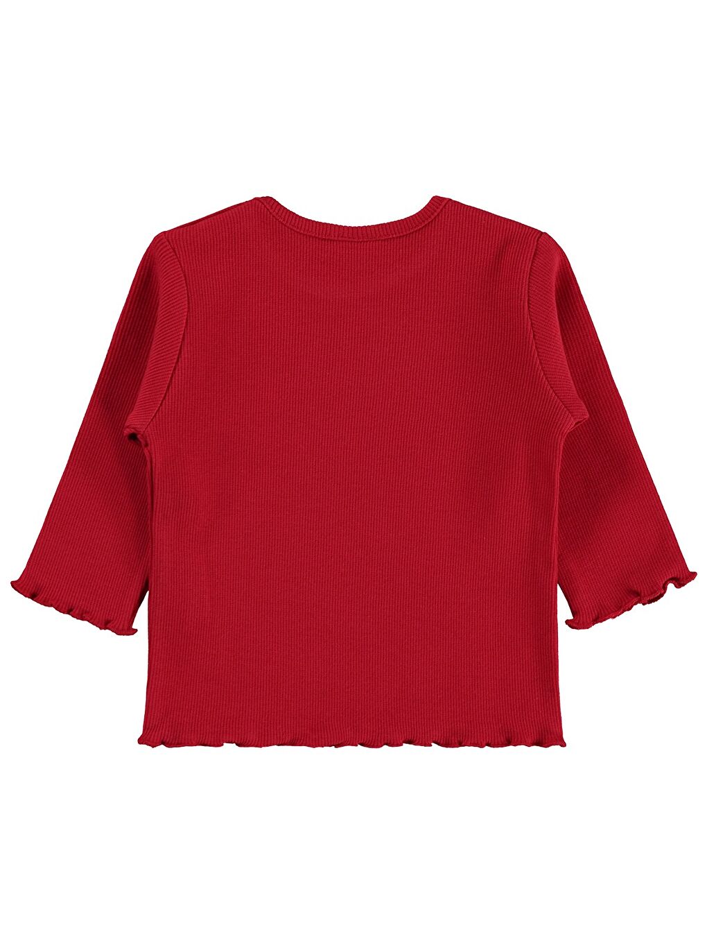 Baby Kol Ucu Detaylı 6-18 Ay Sweatshirt - Kırmızı-1