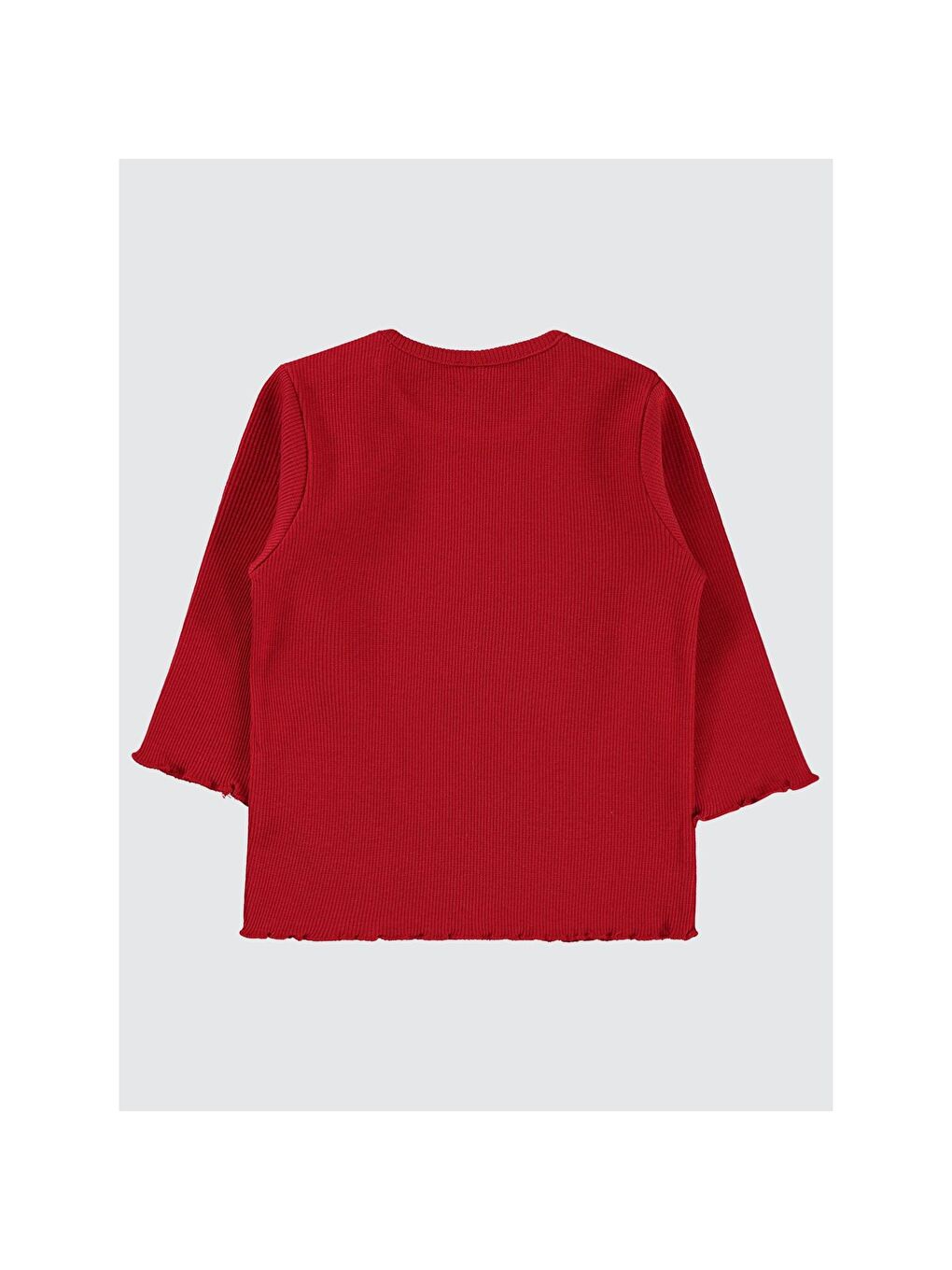 Baby Kol Ucu Detaylı 6-18 Ay Sweatshirt - Kırmızı-3