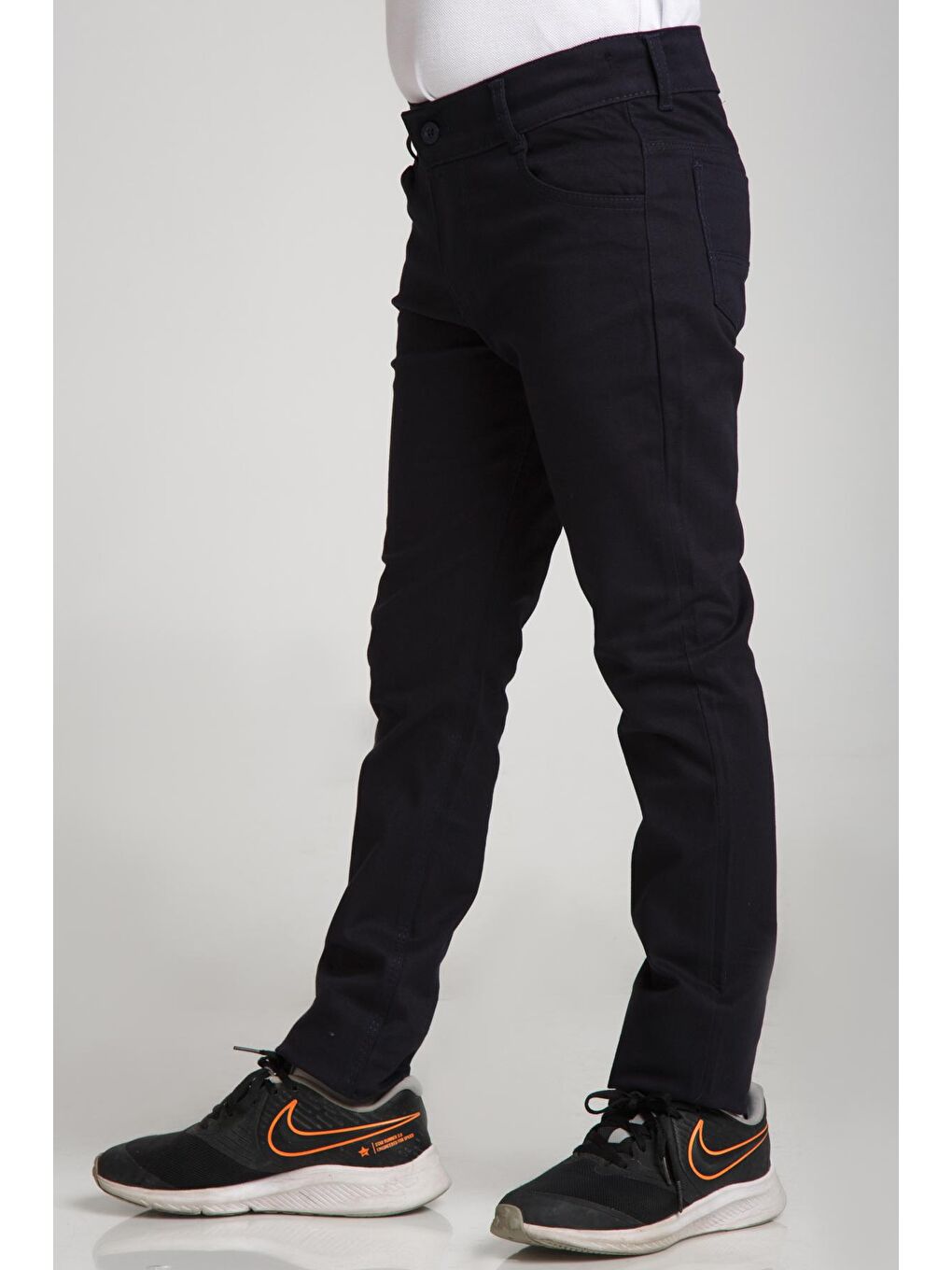 Lacivert Slim Fit Erkek Çocuk Okul Pantolon-2