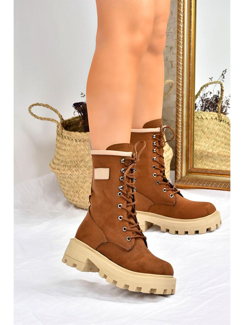 Kahverengi L9739160 Taba Kadın Bot-3