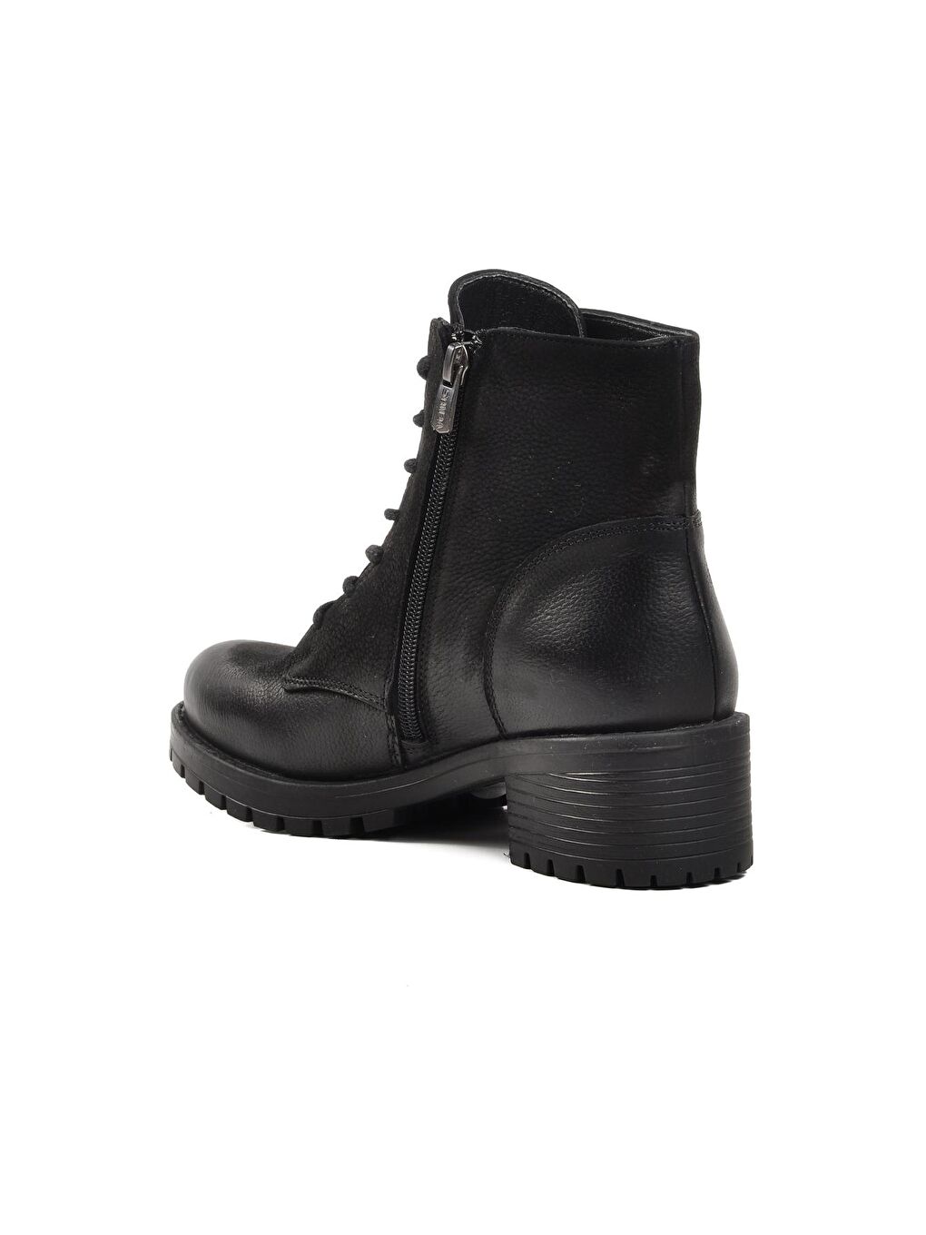 3312K Siyah Nubuk Hakiki Deri Kadın Bot-3