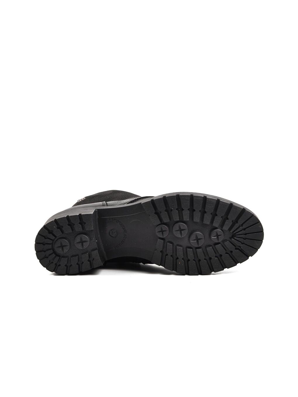 3312K Siyah Nubuk Hakiki Deri Kadın Bot-4