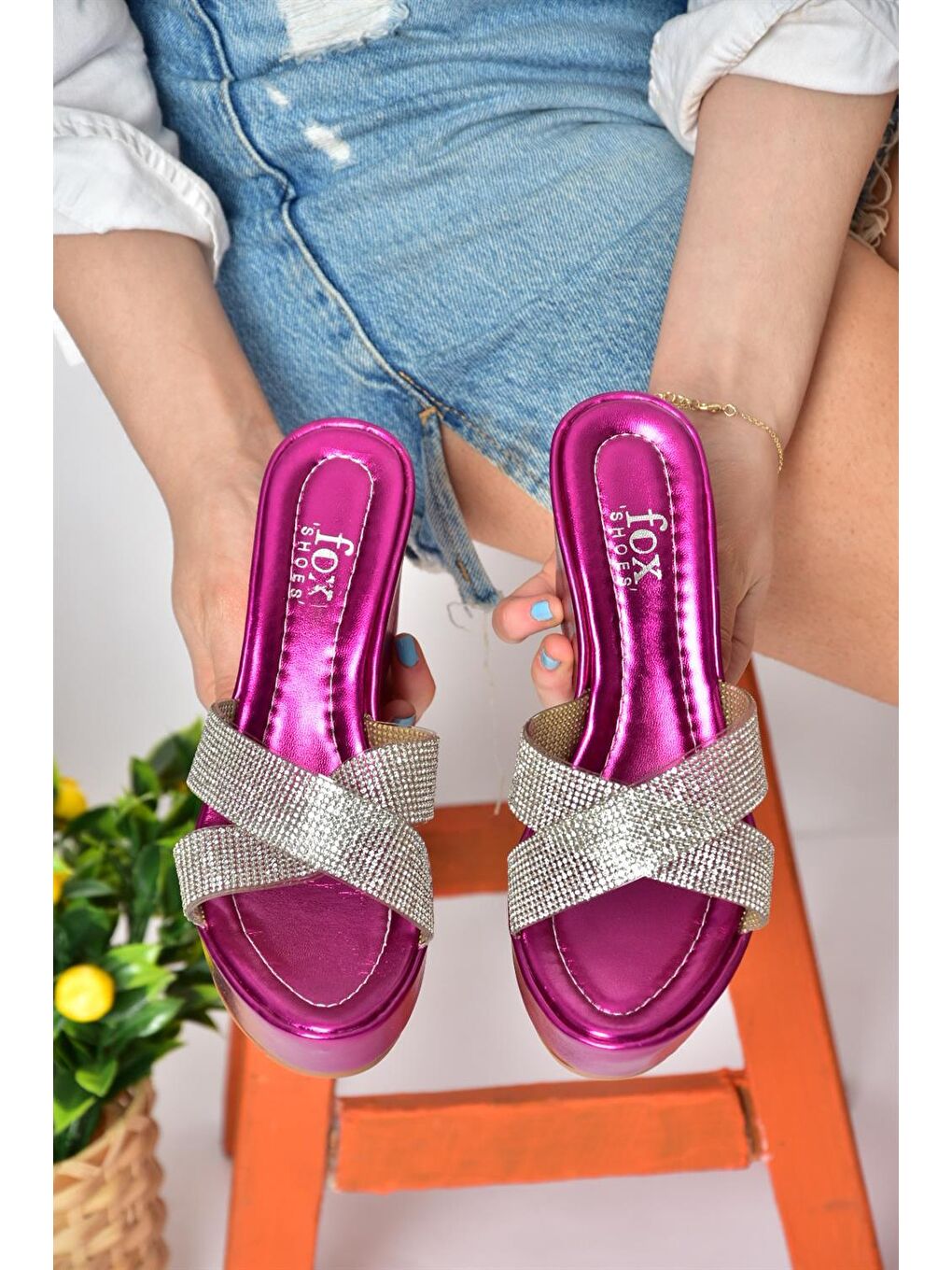 P572282159 Fuşya Kadın Terlik-3