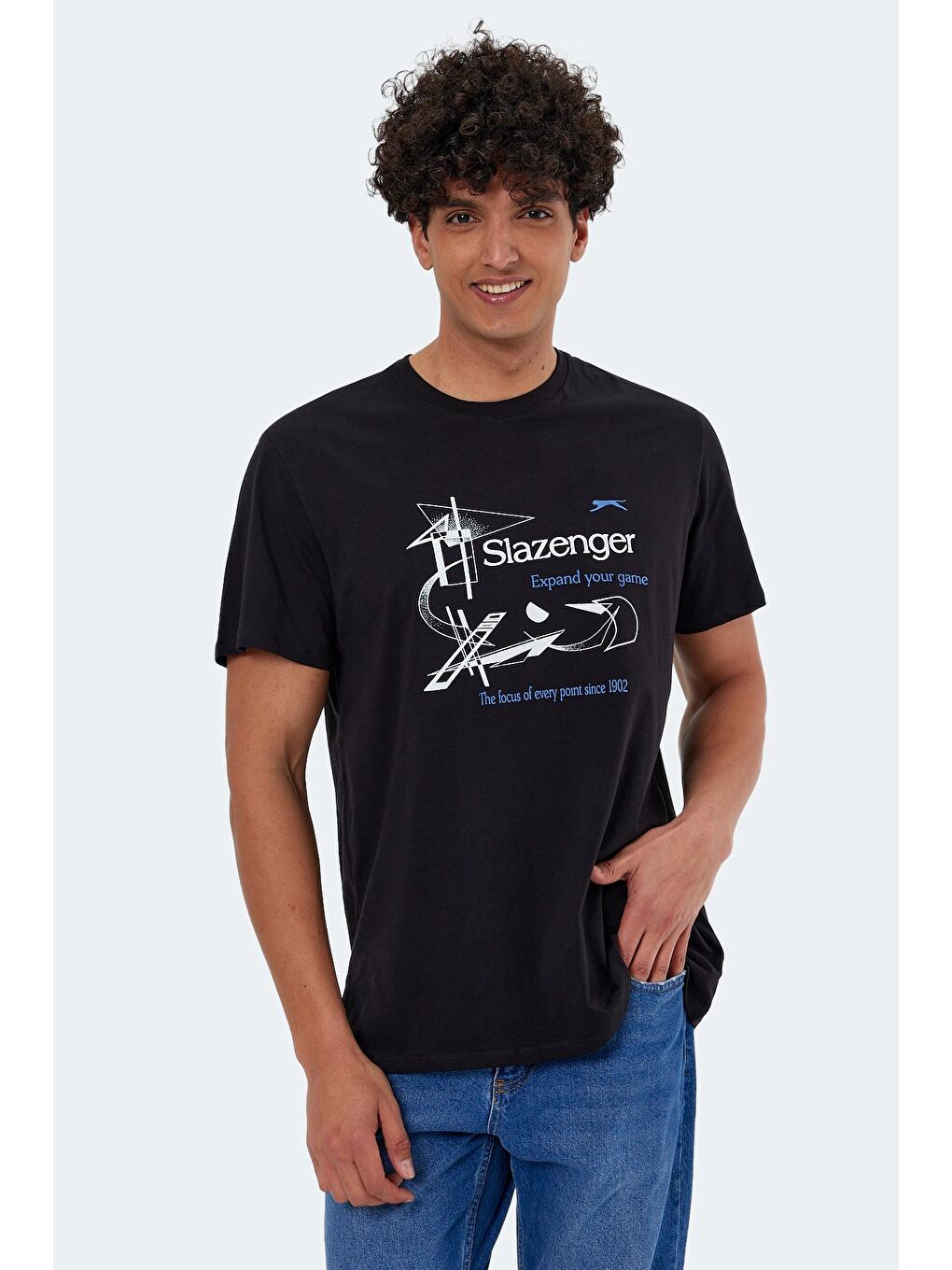 KARNEN OveR Erkek %100 Pamuk Tişört Siyah-2