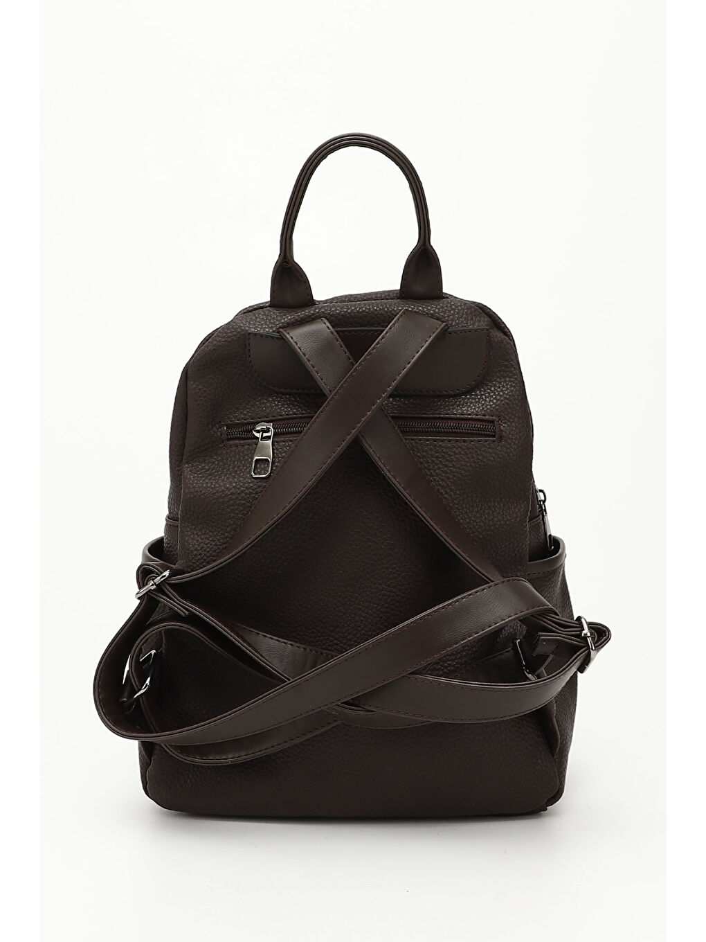 Kahverengi Büyük Boy Kadın Sırt Ve El Çantası B6810-3