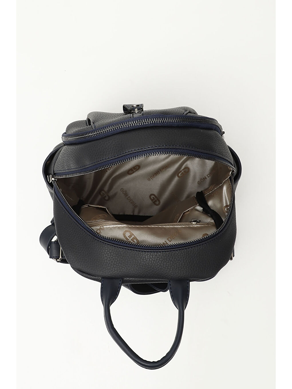 Lacivert Büyük Boy Kadın Sırt Ve El Çantası B6810-4