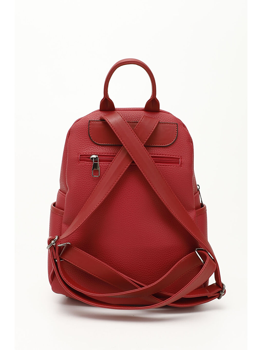 Kırmızı Büyük Boy Kadın Sırt Ve El Çantası B6810-3