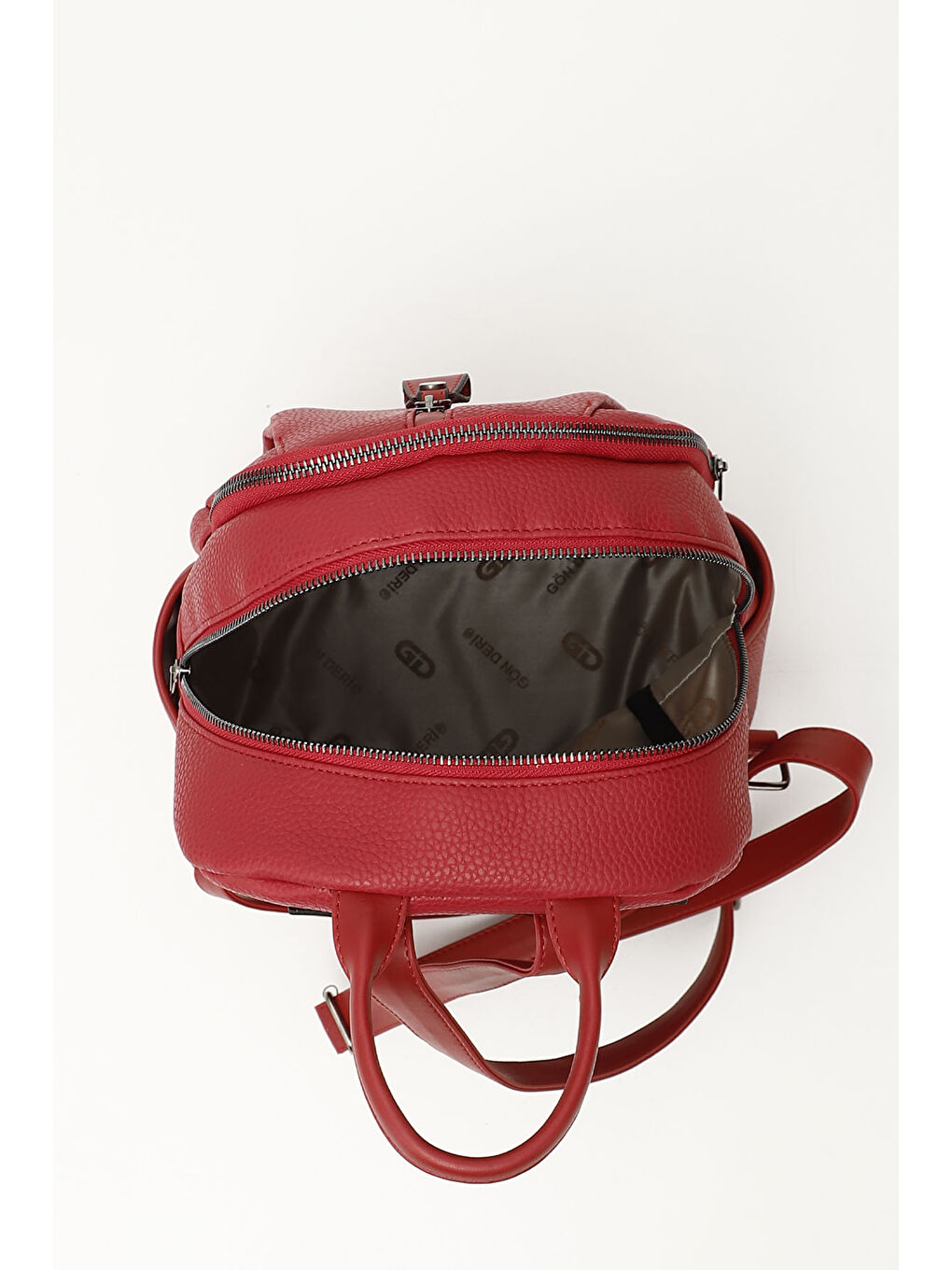 Kırmızı Büyük Boy Kadın Sırt Ve El Çantası B6810-4