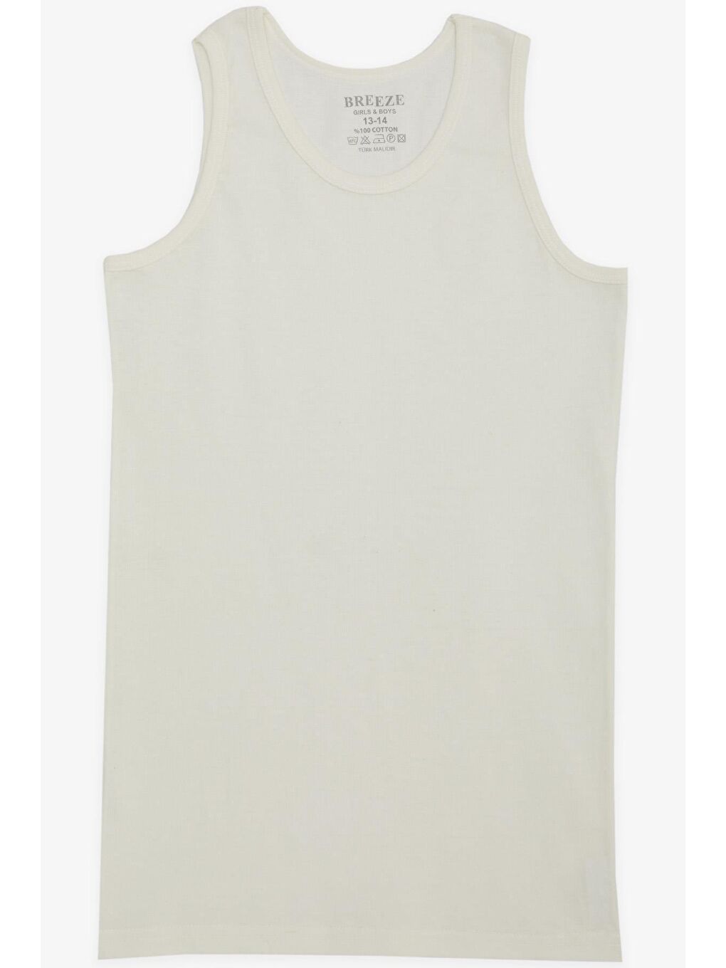 Ekru Erkek Çocuk Atlet Krem (13 Yaş)
