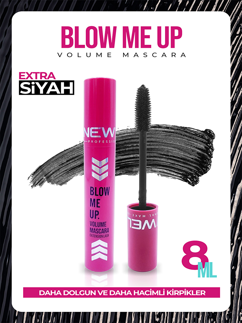 New Well Siyah Blow Me Up Volume Mascara