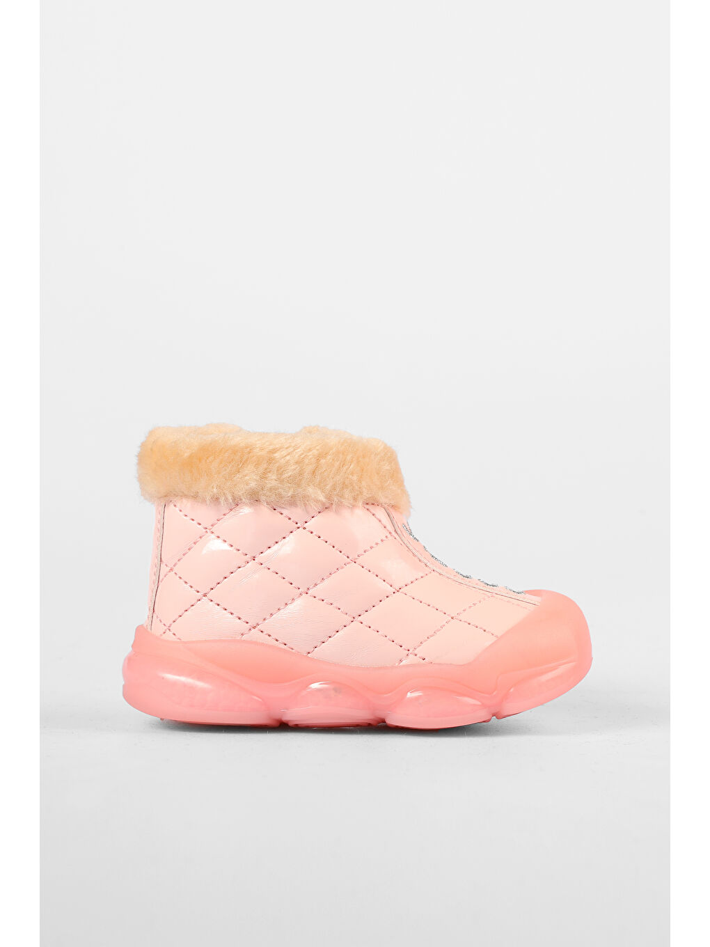 Pembe Poppy II Işıklı Kız Bebek Pudra Bot-6