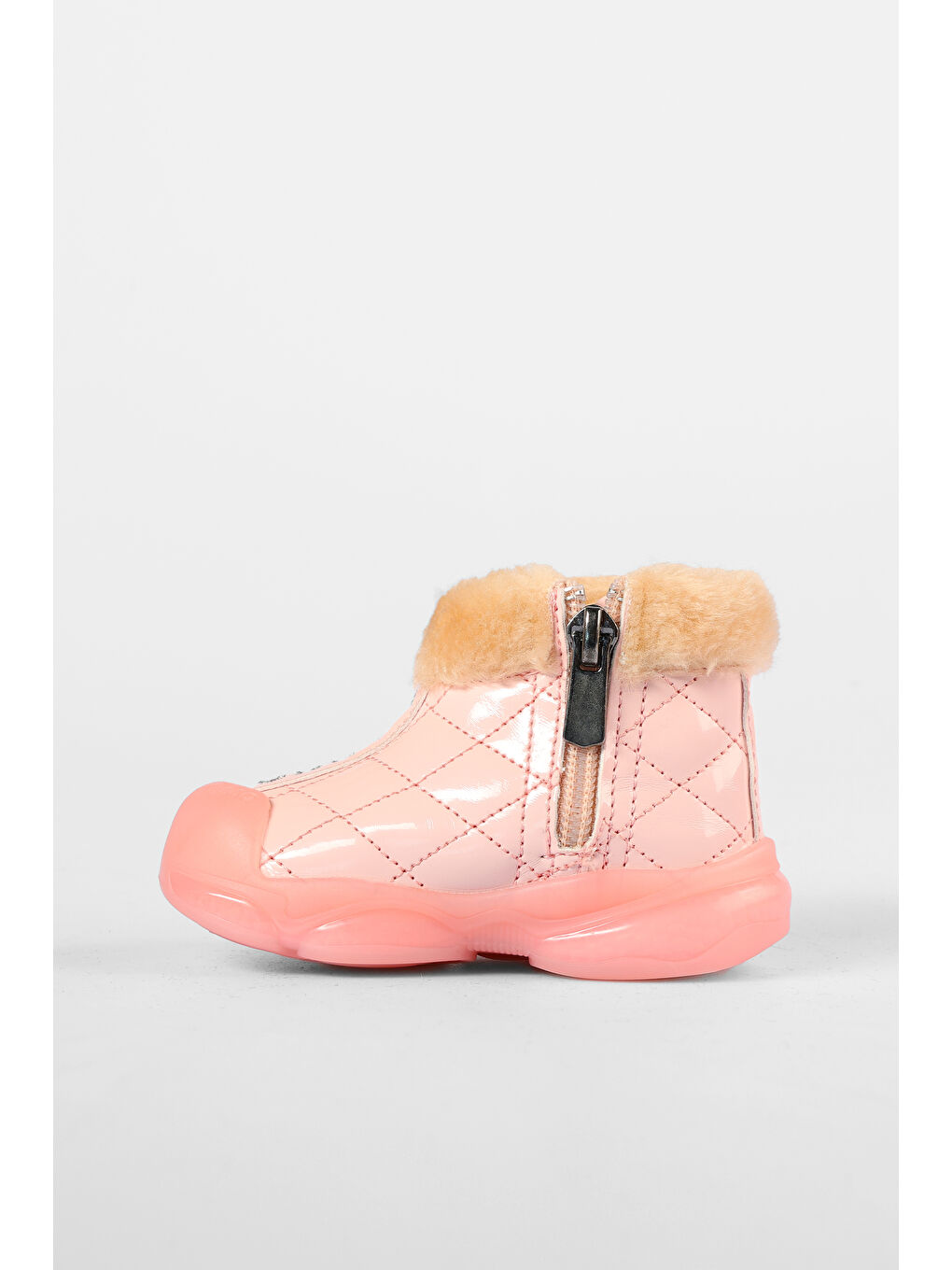 Pembe Poppy II Işıklı Kız Bebek Pudra Bot-7