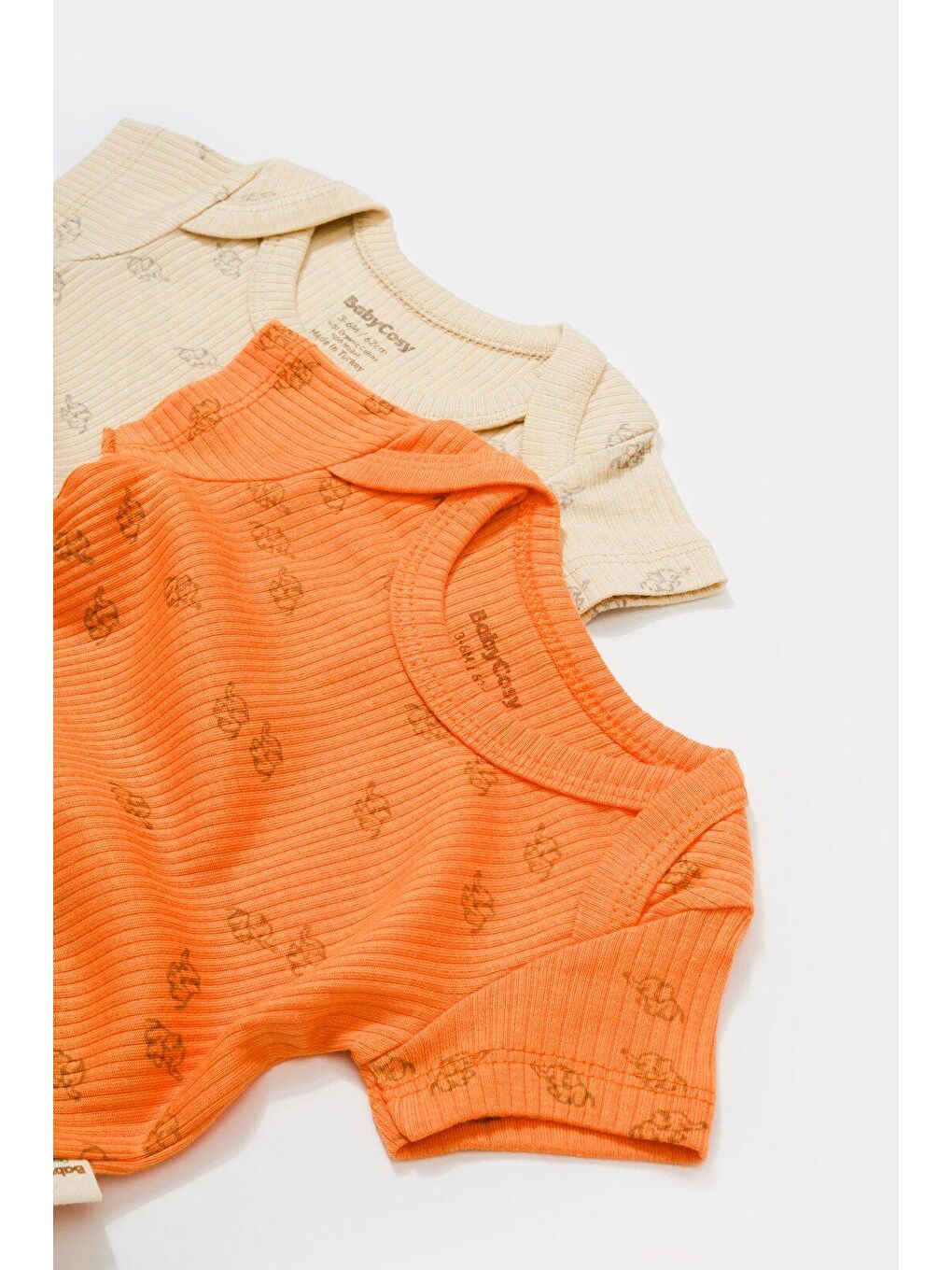 Bej Modal 2 Li Kısa Kollu Badi-2