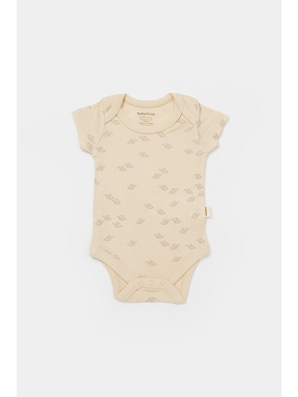 Bej Modal 2 Li Kısa Kollu Badi-3