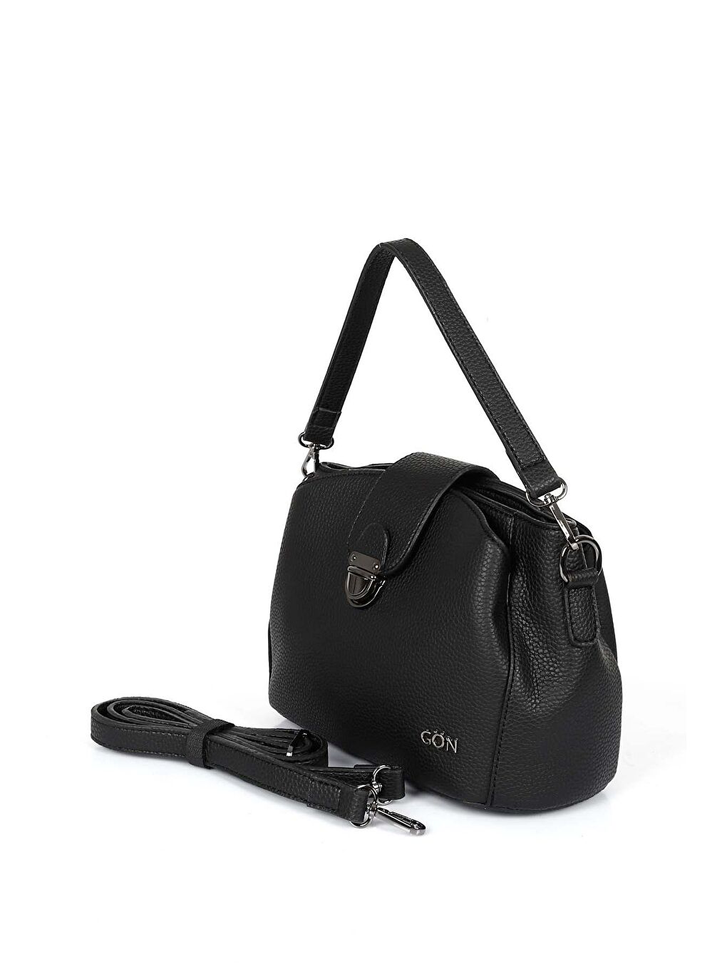 Siyah Küçük Boy Kadın El Ve Omuz Çantası K5028-2