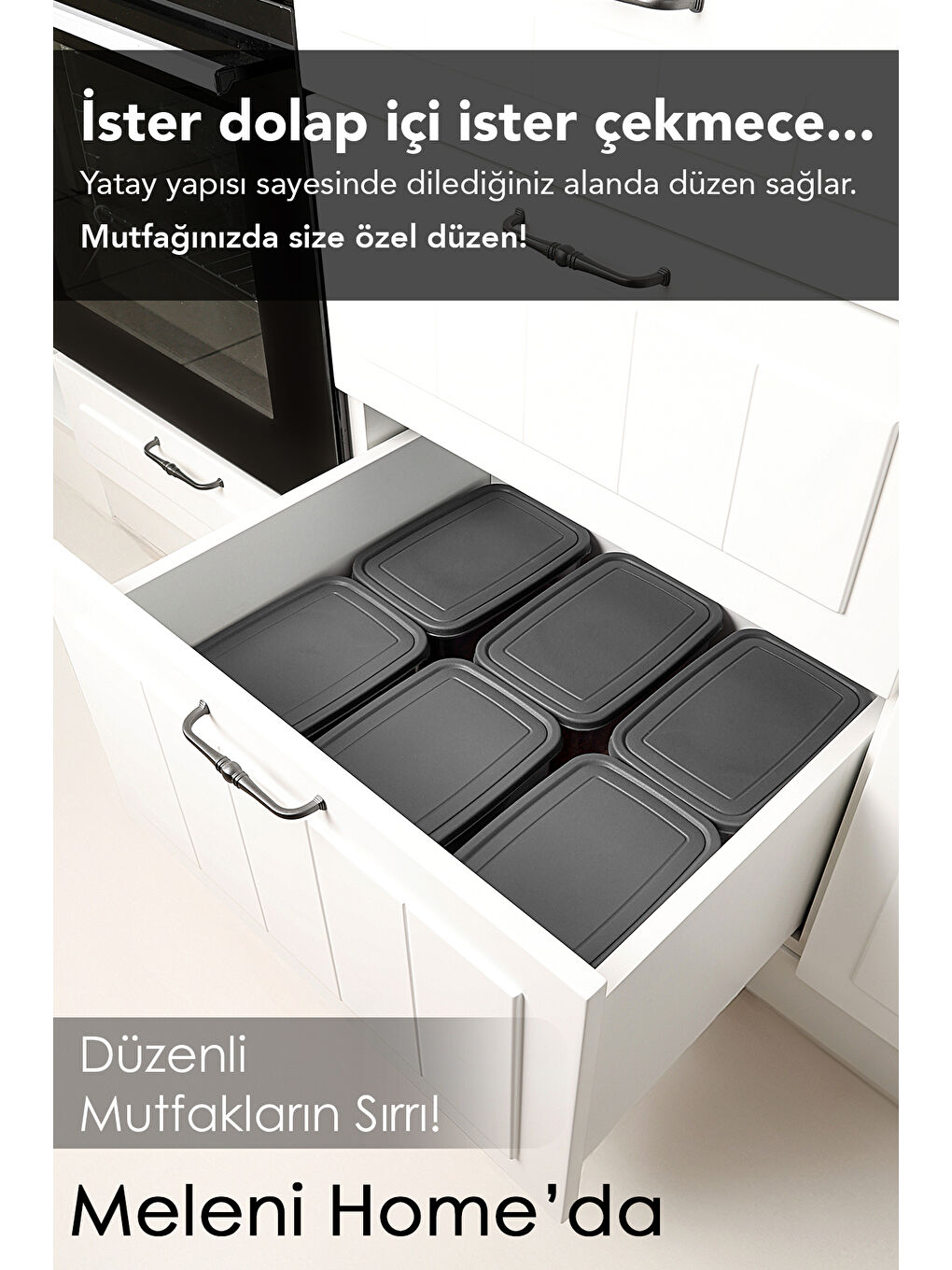 Renksiz 8 Adet Erzak Saklama Kabı 3700 ml-3