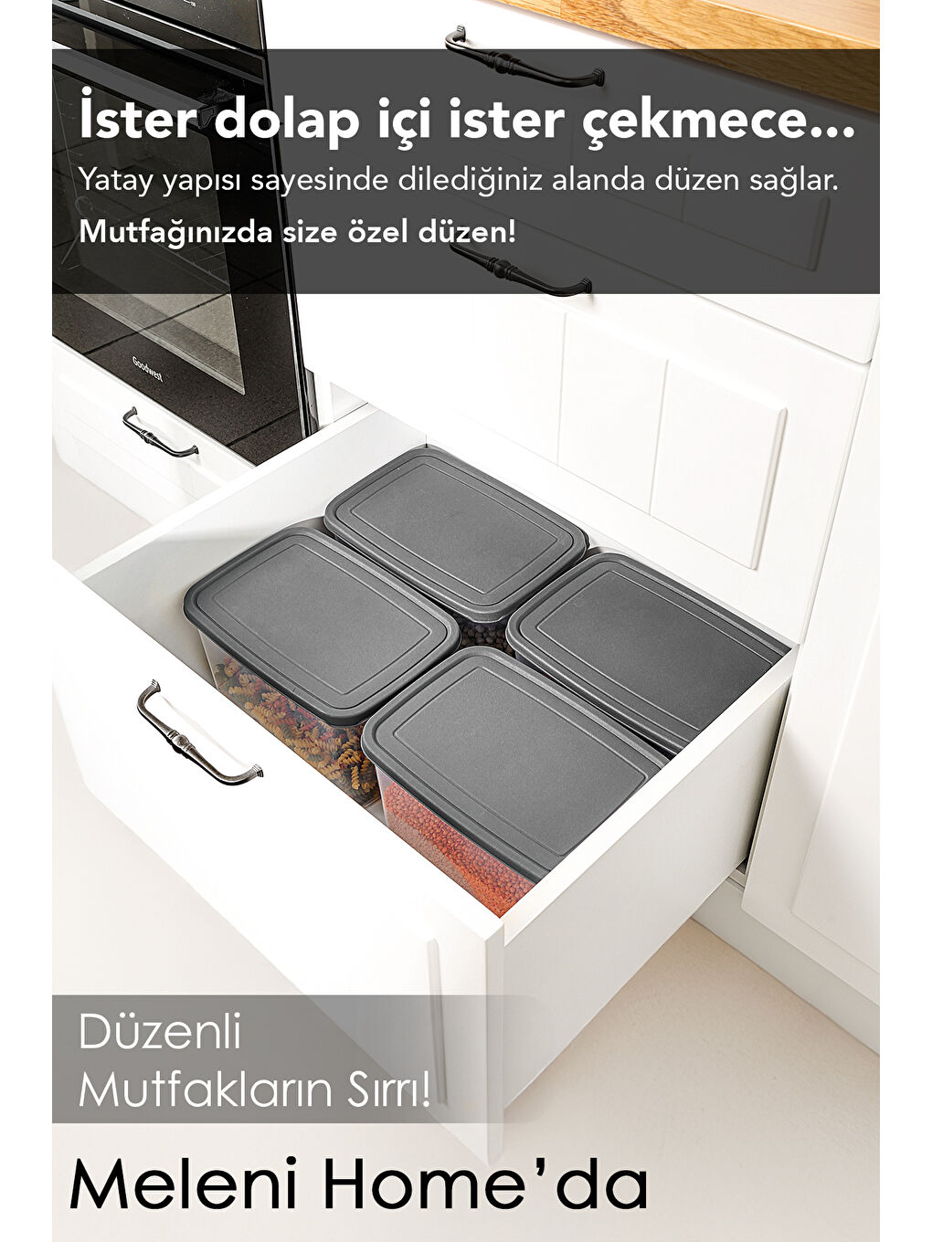 Renksiz 3 Adet Erzak Saklama Kabı 5300 ml-3