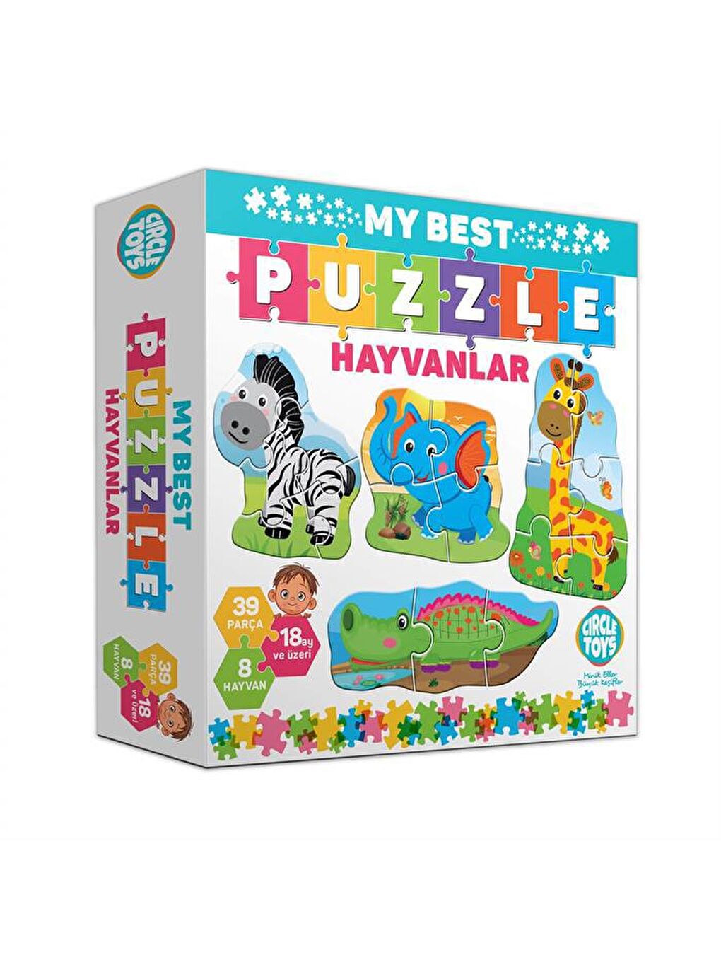 Circle Toys Karışık My Best Puzzle Hayvanlar