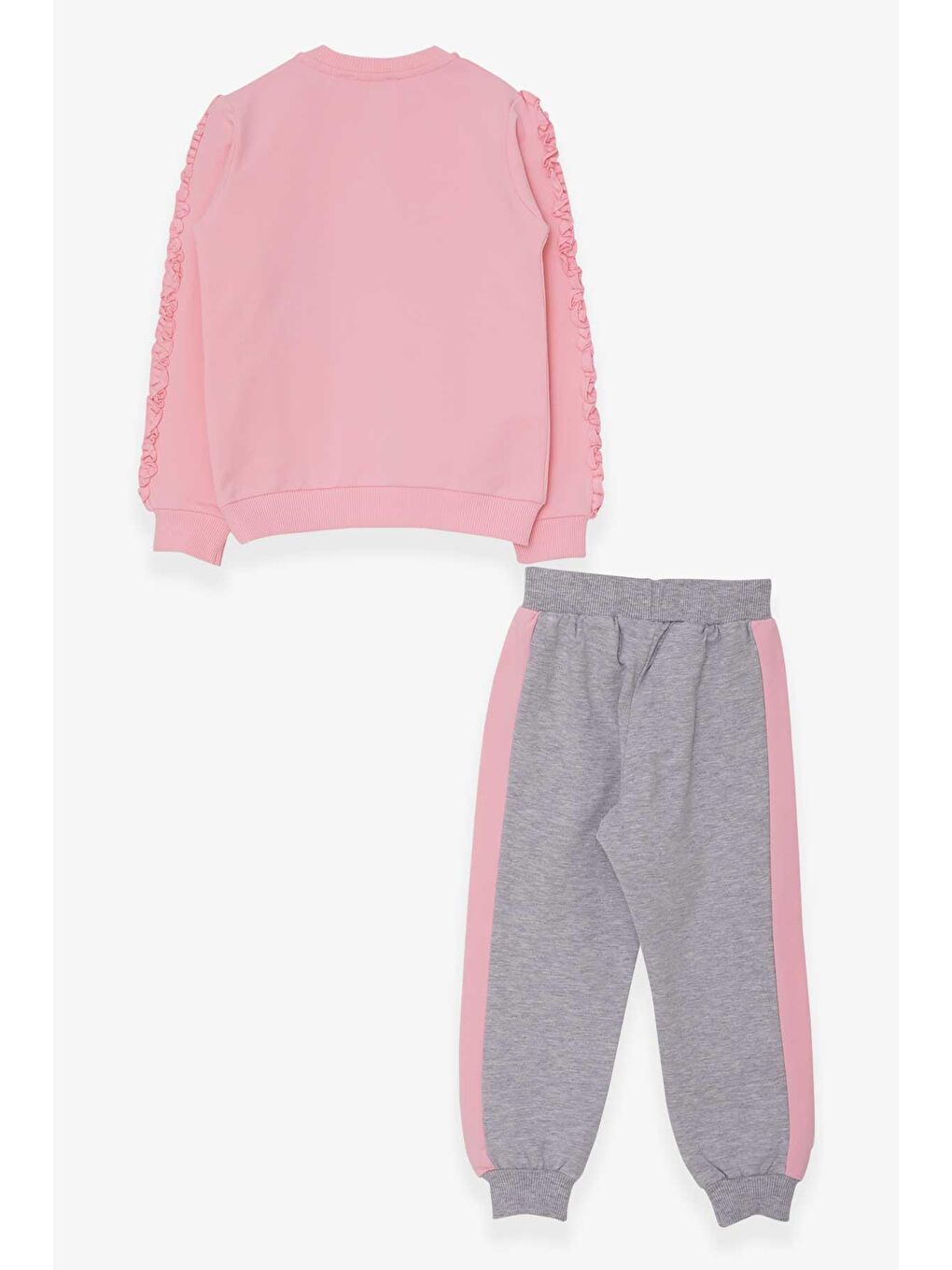 Pembe Kız Bebek Eşofman Takımı  Pudra (1.5-2 Yaş)-1