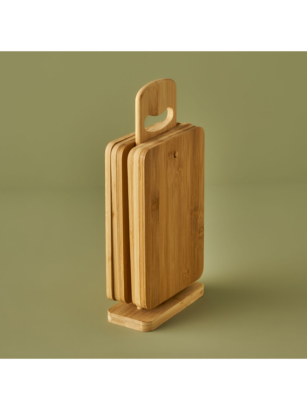 Bella Maison Bej Craft 6'lı Kesme Tahtası Seti Naturel (15x7x33 cm)