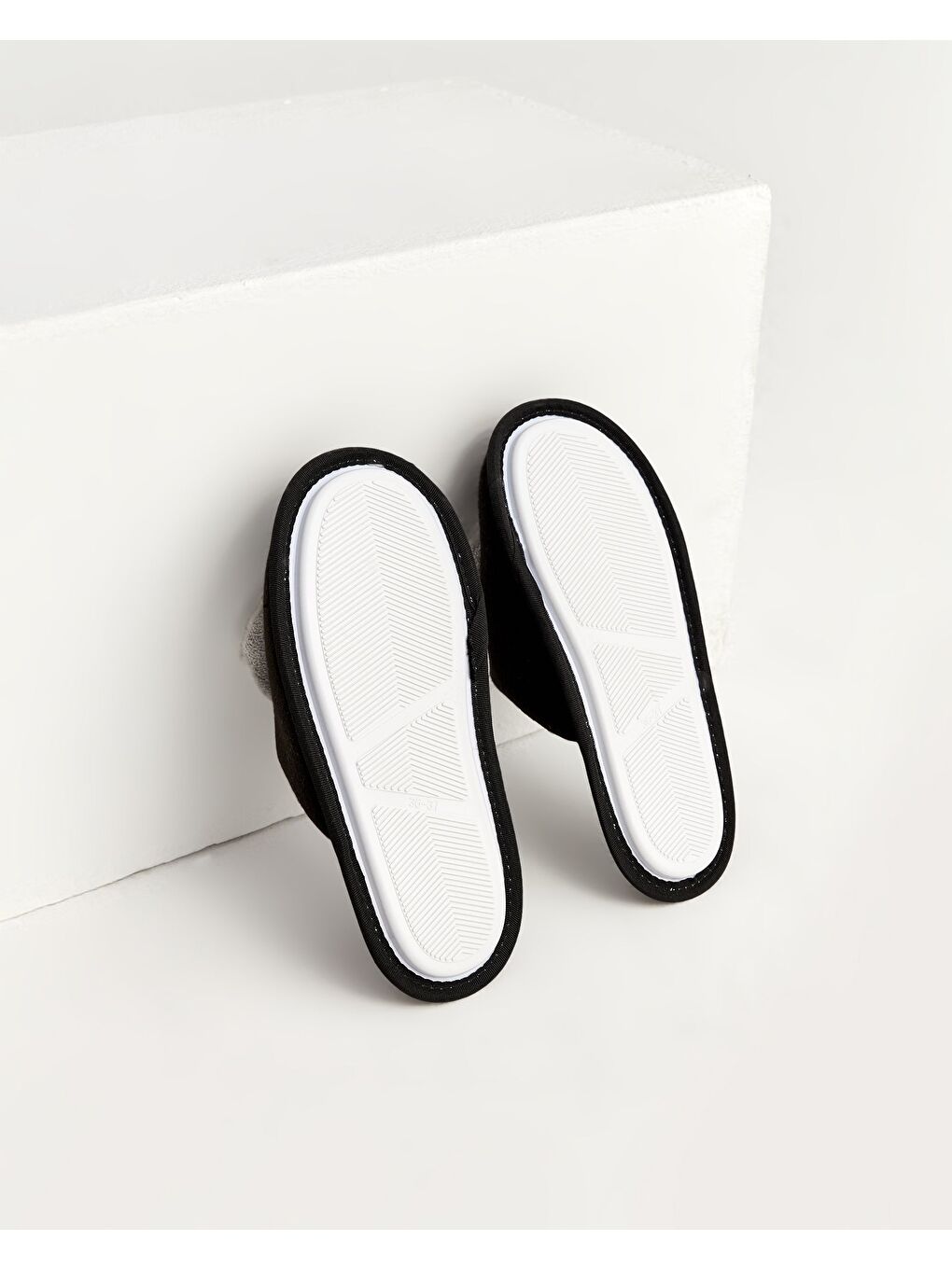 Gri KABİ - Kalp Desenli Kadın Ev Terliği-3