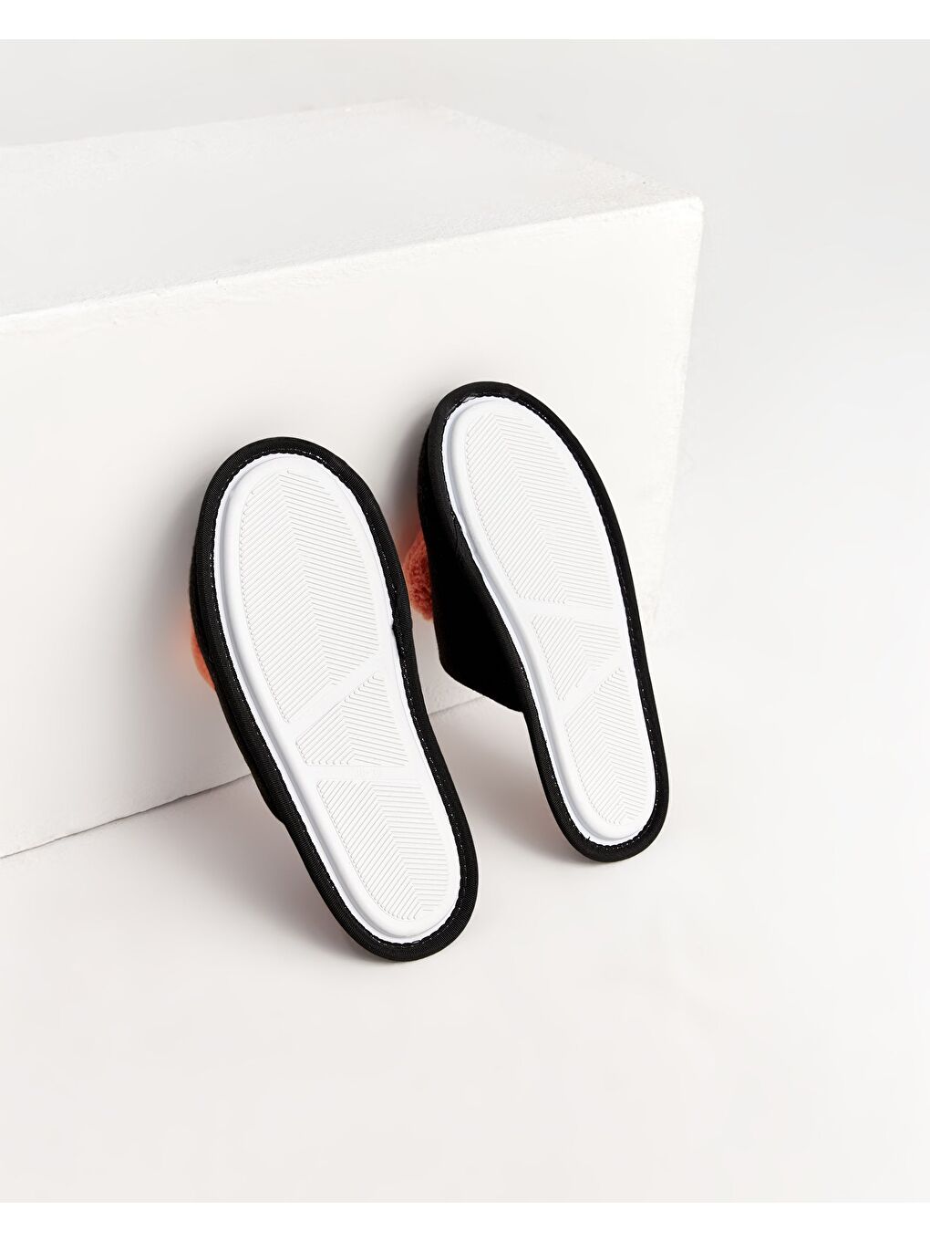 Gri KABİ - Kalp Desenli Kadın Ev Terliği-7