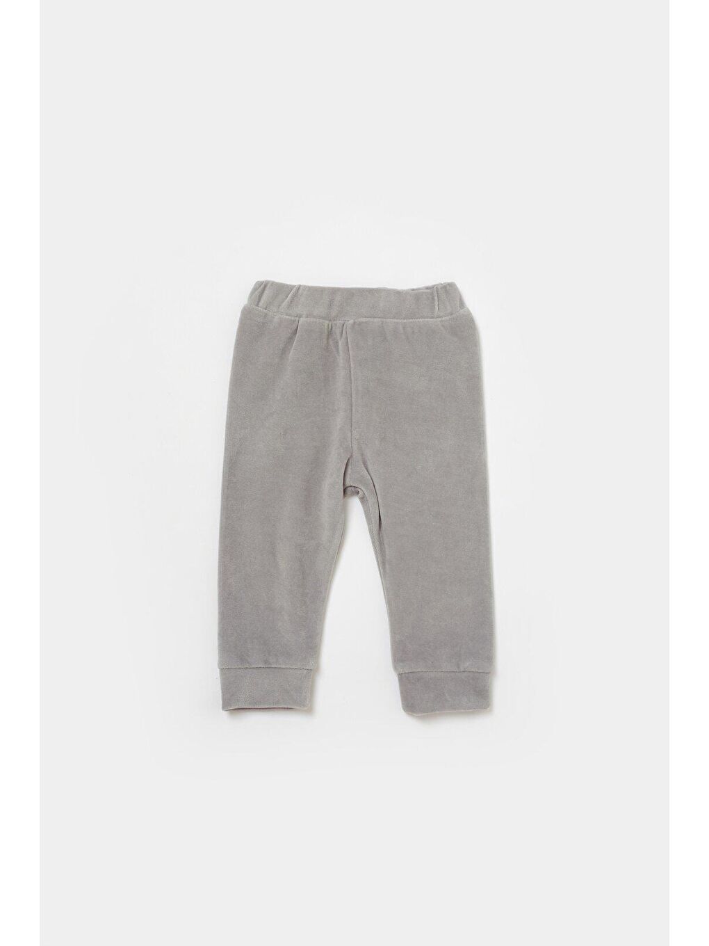 Gri Kadife Alt & Üst Takım-3