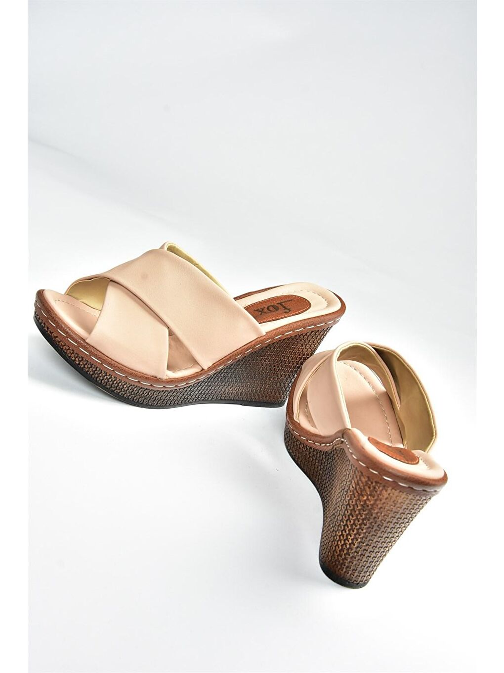 Bej K674041009 Ten Kadın Terlik-1