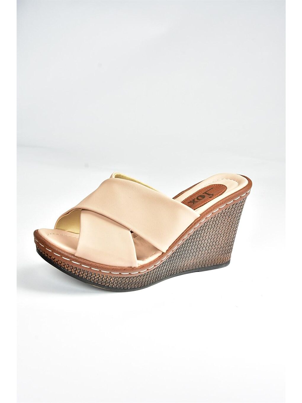 Bej K674041009 Ten Kadın Terlik-3