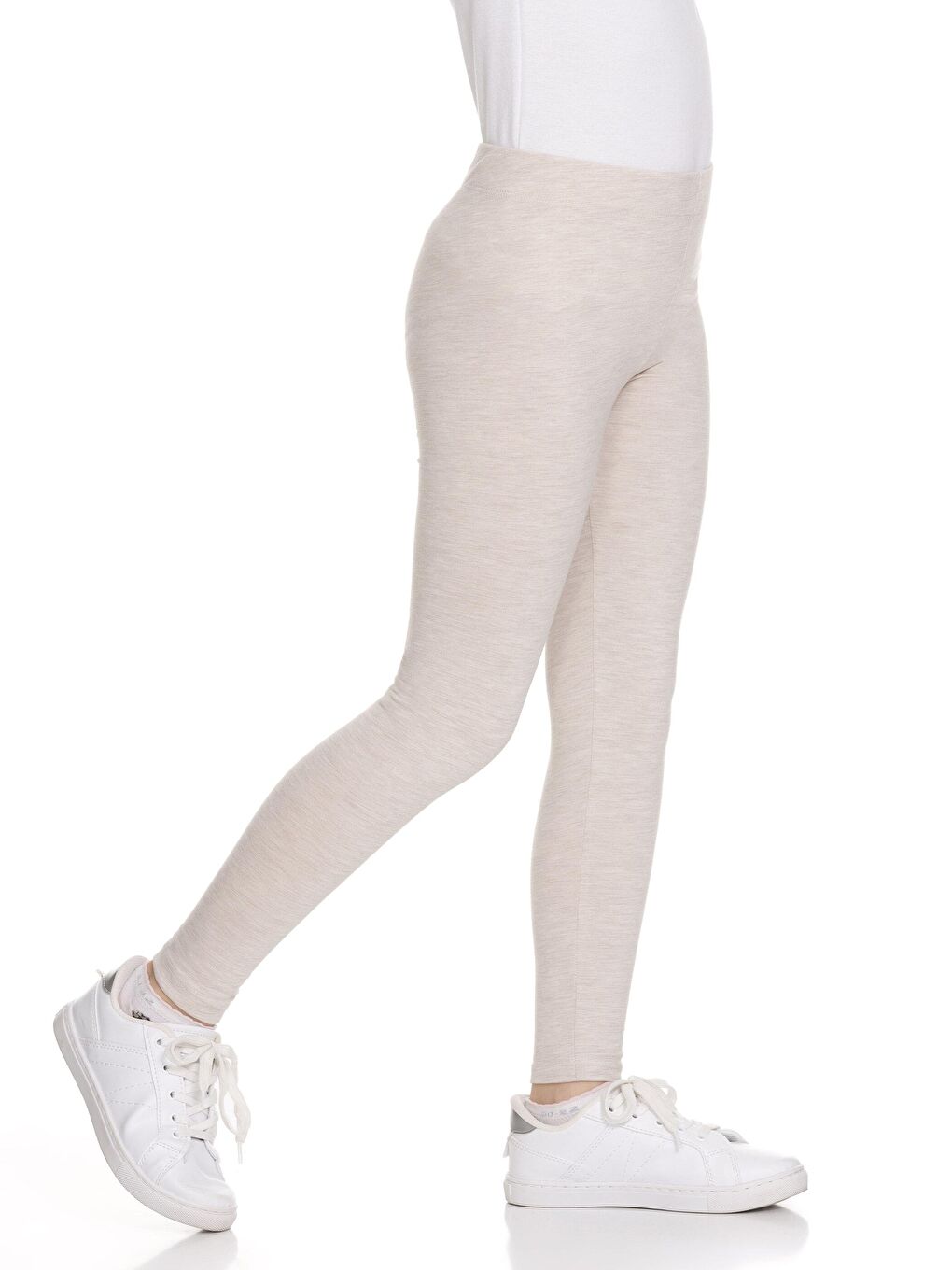 Bej Basıc Kız Tayt-3