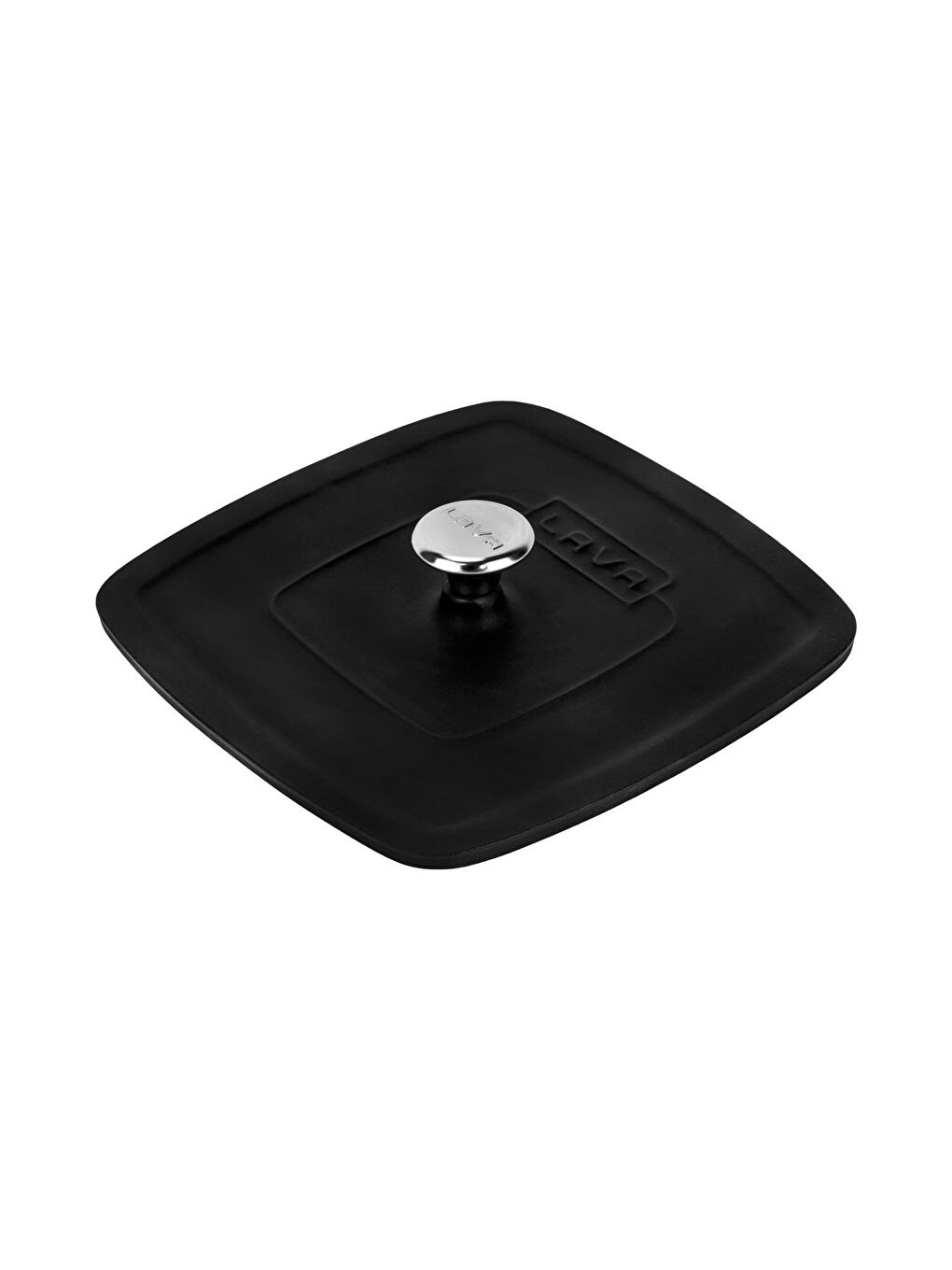 Siyah Kare Izgara Pres Metal Tepe Kulp Ölçü 21x21cm.-1