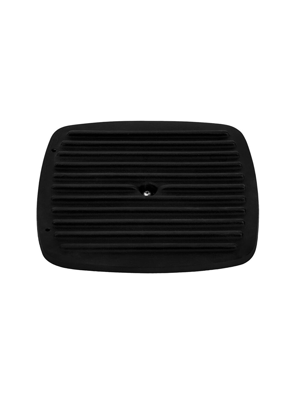 Siyah Kare Izgara Pres Metal Tepe Kulp Ölçü 21x21cm.-2