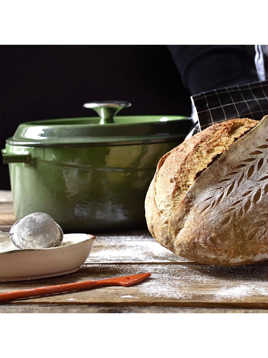 Yeşil Yuvarlak Tencere. Trendy Çap(Ø)20cm.-3