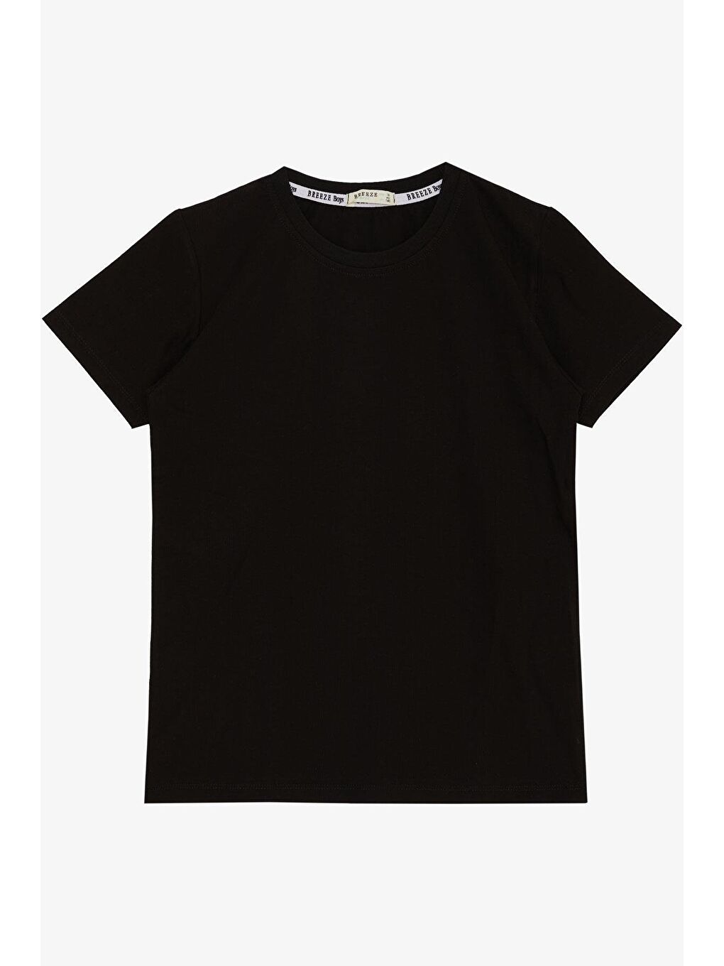 Erkek Çocuk Tişört Basic Siyah (4-11 Yaş)-3