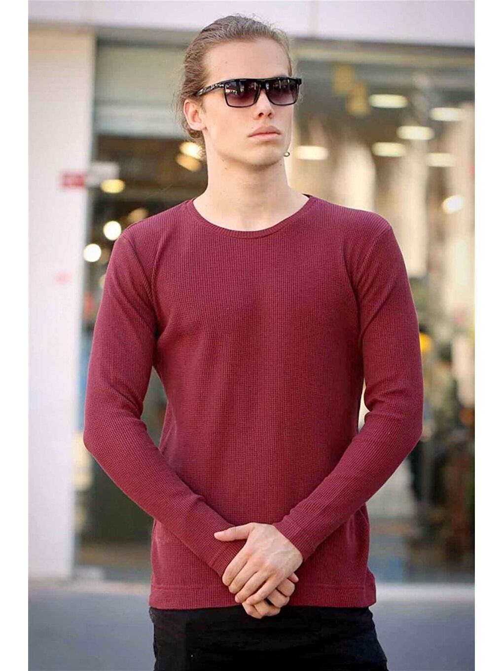 Madmext Bordo Sweatshirt 4150