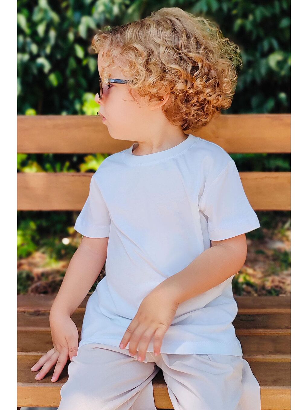 Erkek Çocuk Tişört Basic Beyaz (4-11 Yaş)-2