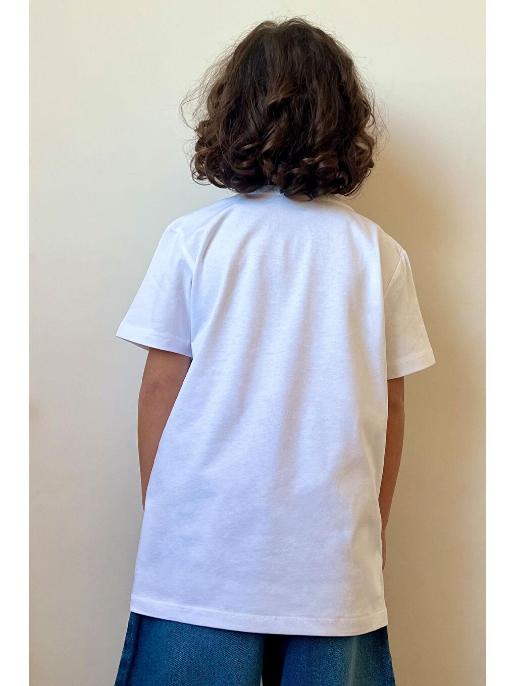 Erkek Çocuk Tişört Rüya Takım Temalı Basketçi Robot Baskılı Beyaz (4-7 Yaş)-2