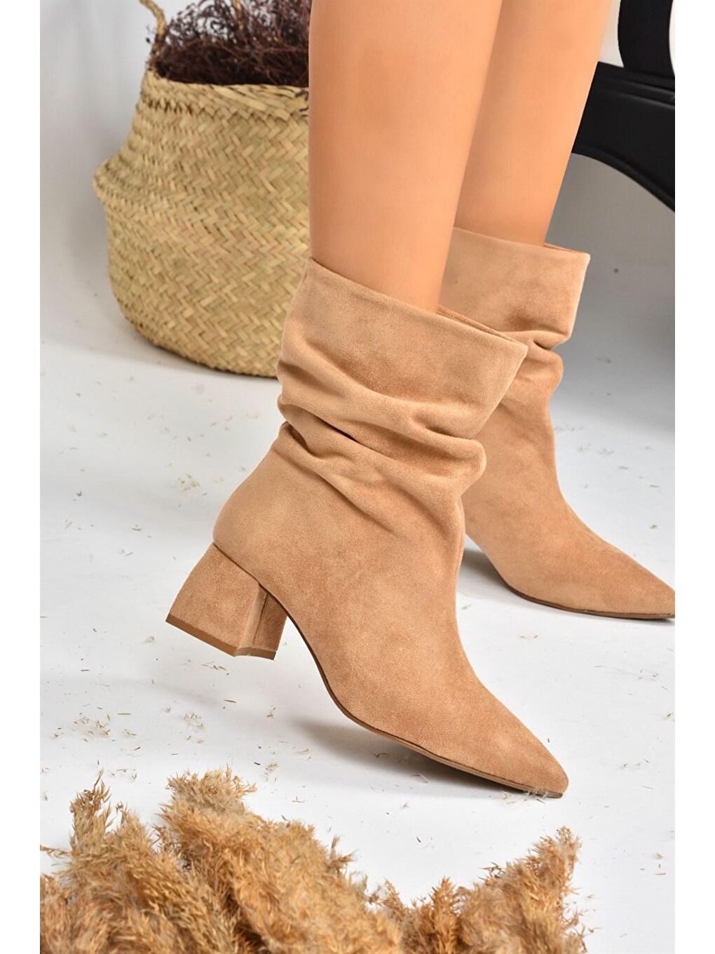 Sarı L8200105 Camel Kadın Bot