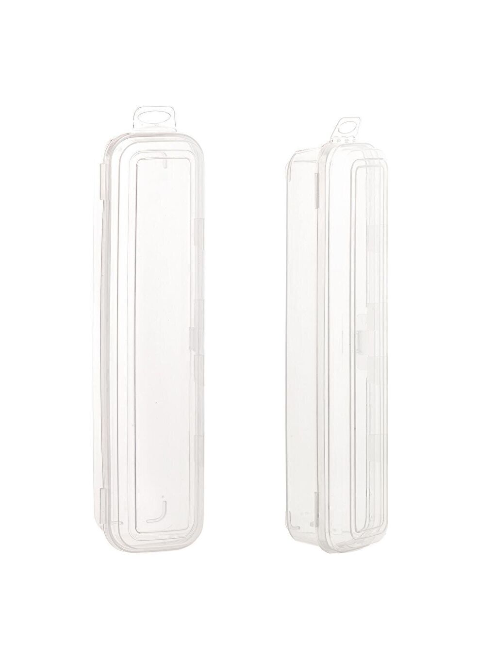 Renksiz 2li Çatal Kaşık Bıçak Kalemlik Kutusu - Diş Fırçası Makyaj Aksesuar Saklama Kabı Kutusu -multix Kutu-2