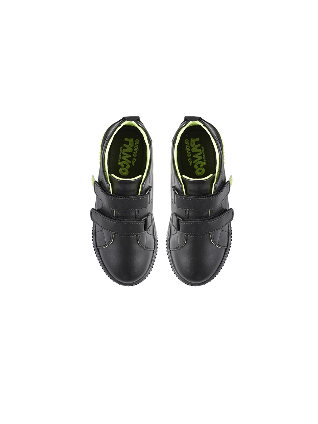 Unisex Çocuk Cırt Cırtlı Siyah Sneaker-2