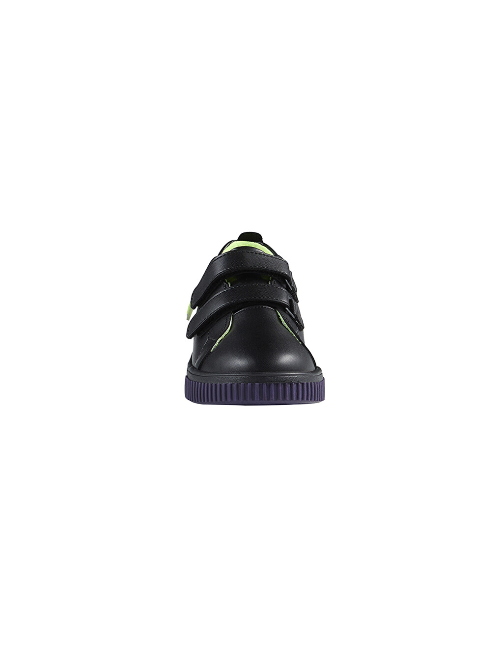 Unisex Çocuk Cırt Cırtlı Siyah Sneaker-3
